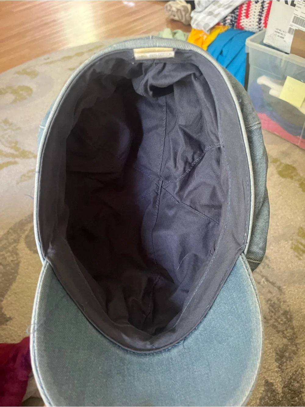 Newsboy Denim Cap
